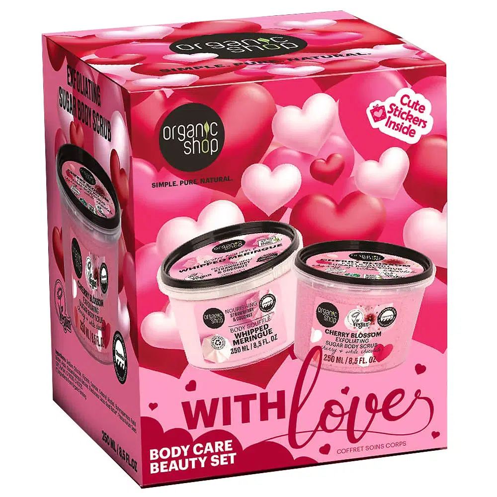 Organic Shop With Love Testápoló szépségszett - 250ml+250ml Organic Shop With Love Testápoló szépségszett - 250ml+250ml