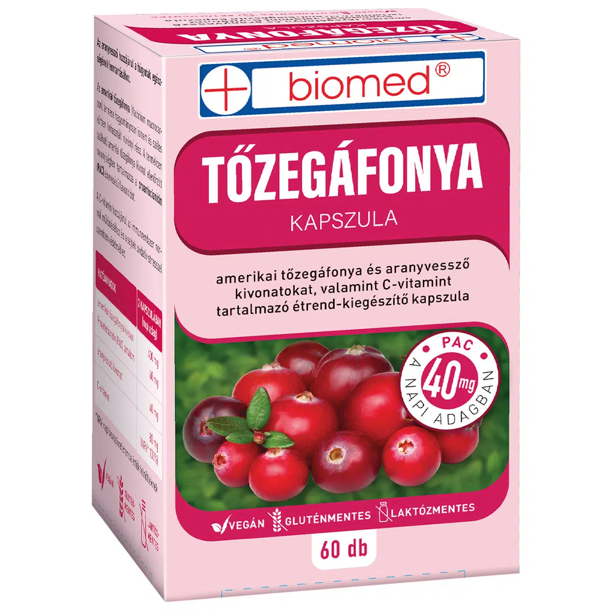 Biomed tőzegáfonya kapszula 60db Biomed tőzegáfonya kapszula 60db