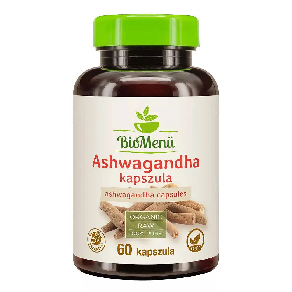 Biomenü Bio Ashwaganda kapszula 60db Biomenü Bio Ashwaganda kapszula 60db