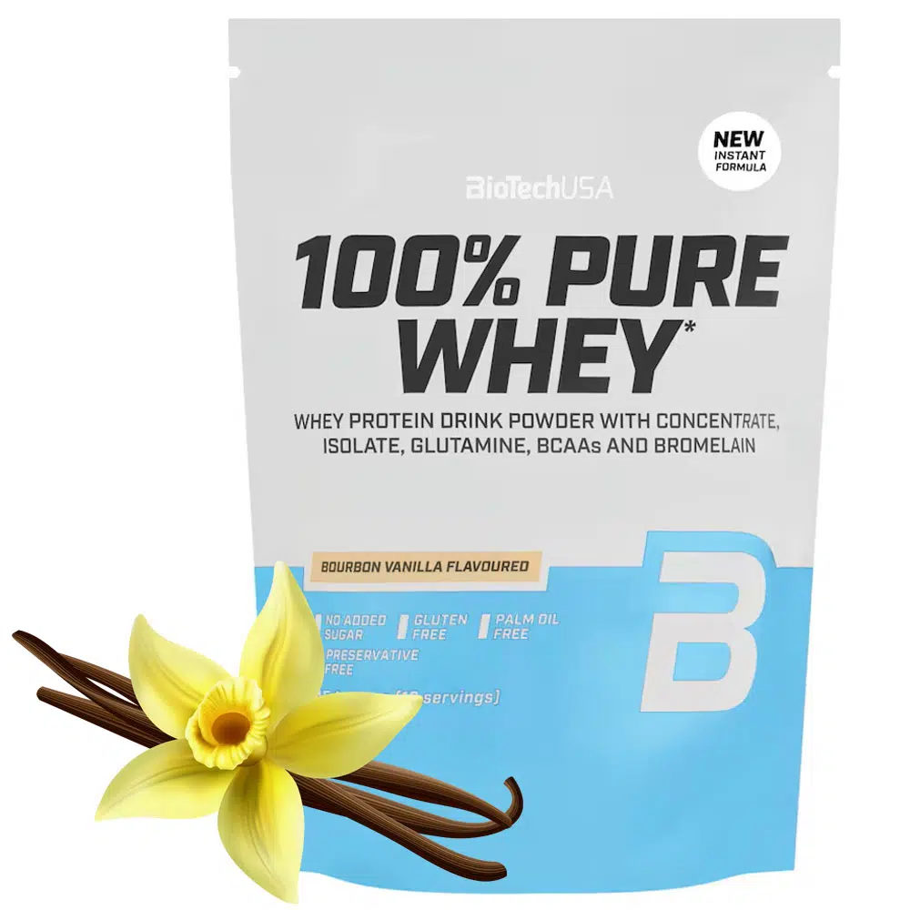 Biotech USA 100% Pure Whey vanília - 400g Biotech USA 100% Pure Whey vanília - 400g