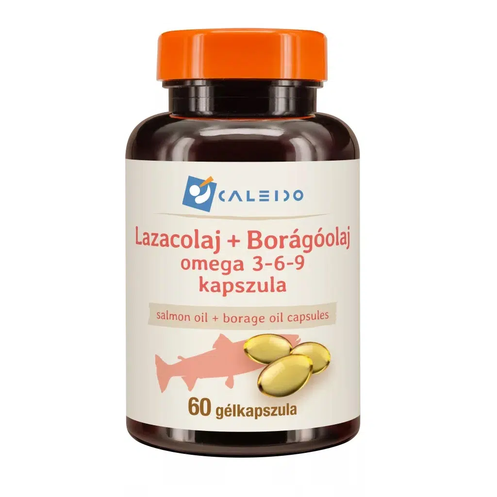 Caleido LAZACOLAJ+BORÁGÓOLAJ Omega 3-6-9 gélkapsz 60db Caleido LAZACOLAJ+BORÁGÓOLAJ Omega 3-6-9 gélkapsz 60db