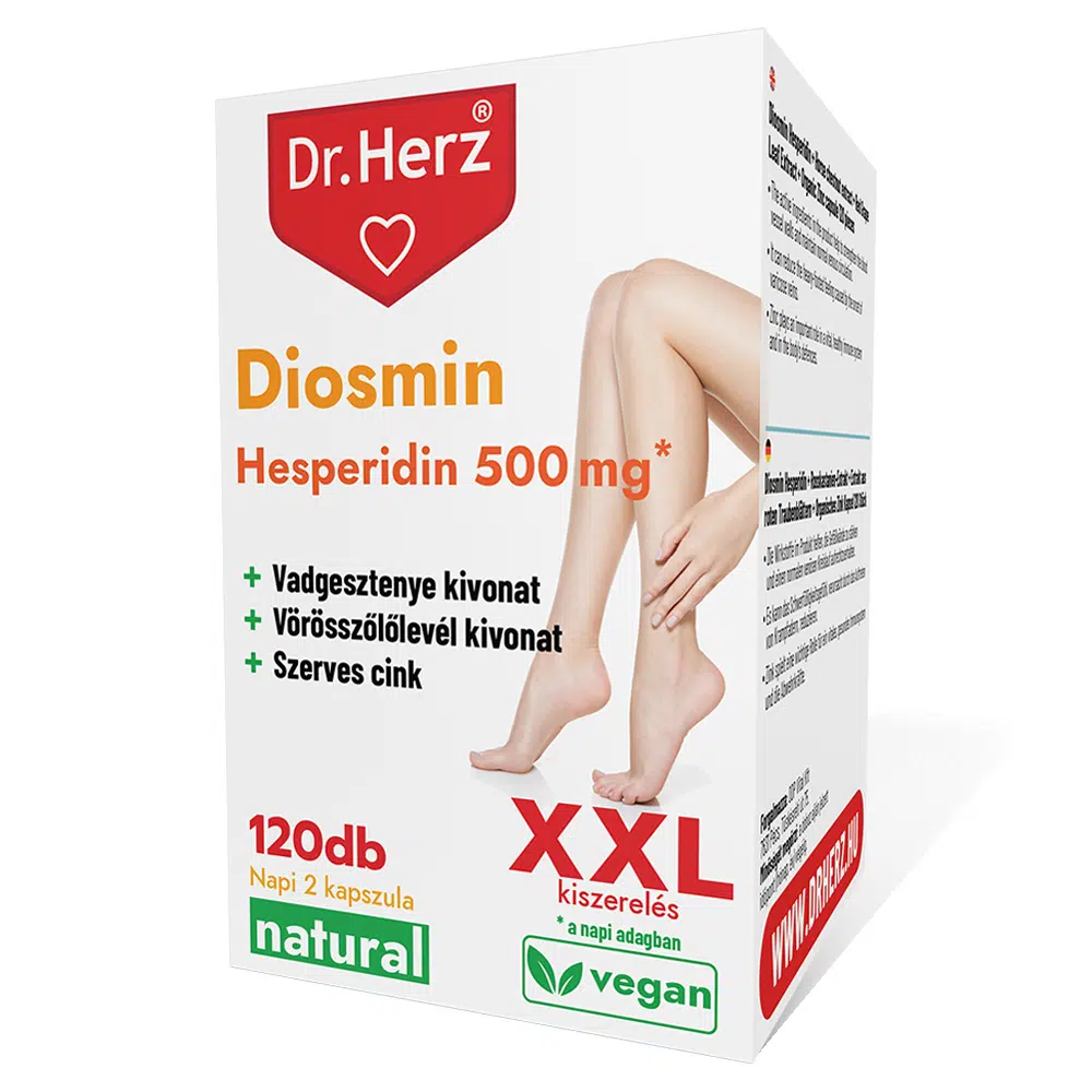 Dr. Herz XXL Diozmin Heszperidin kapszula - 120db Dr. Herz XXL Diozmin Heszperidin kapszula - 120db