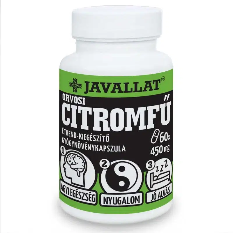 Javallat Orvosi citromfű kapszula 60db Javallat Orvosi citromfű kapszula 60db