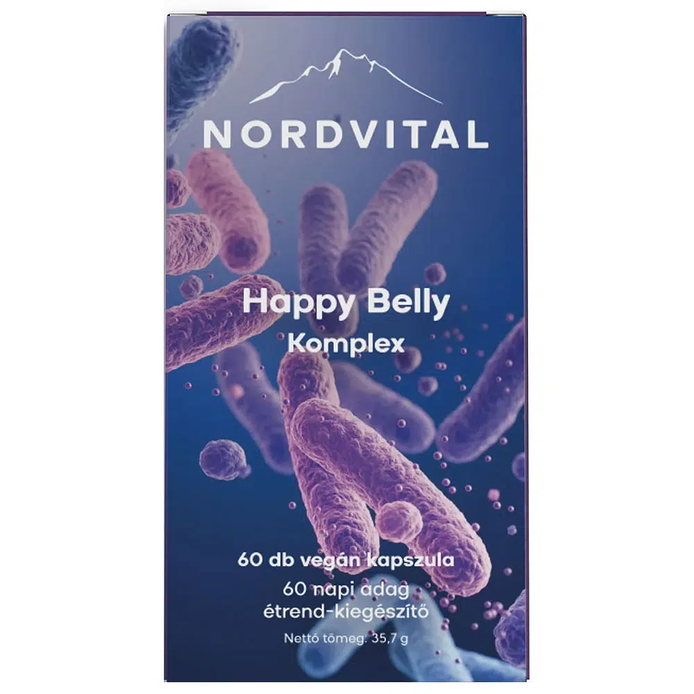 Nordvital Happy Belly kapszula - 60db Nordvital Happy Belly kapszula - 60db