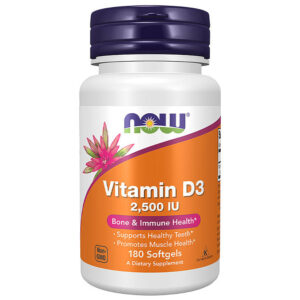 Now D3-vitamin 2500IU lágyzselatin kapszula - 180db