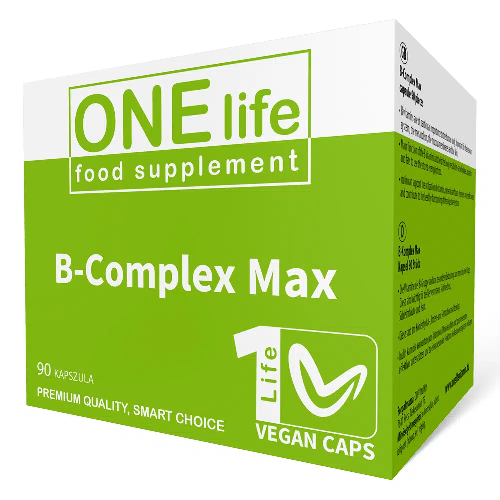 One Life B-komplex Max kapszula - 90db One Life B-komplex Max kapszula - 90db