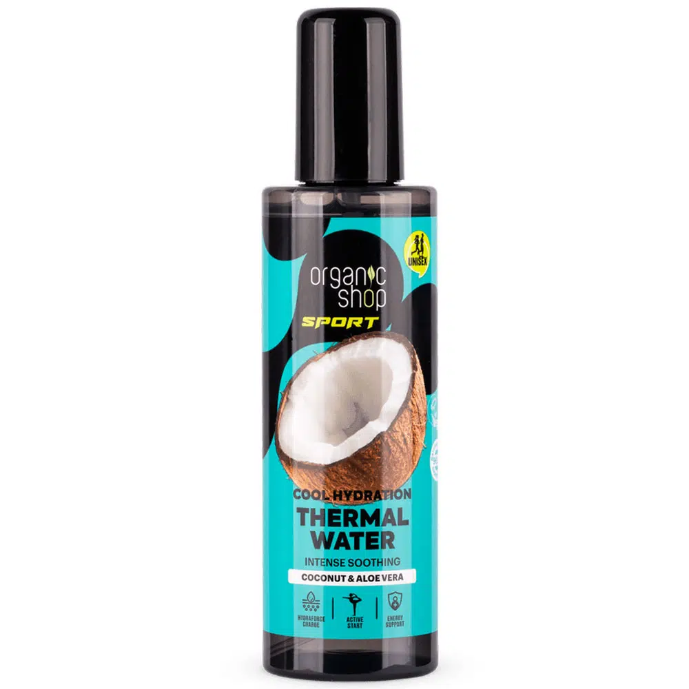Organic Shop Cool Hydration termál testpermet kókuszvízzel és aloe verával - 200ml Organic Shop Cool Hydration termál testpermet kókuszvízzel és aloe verával - 200ml
