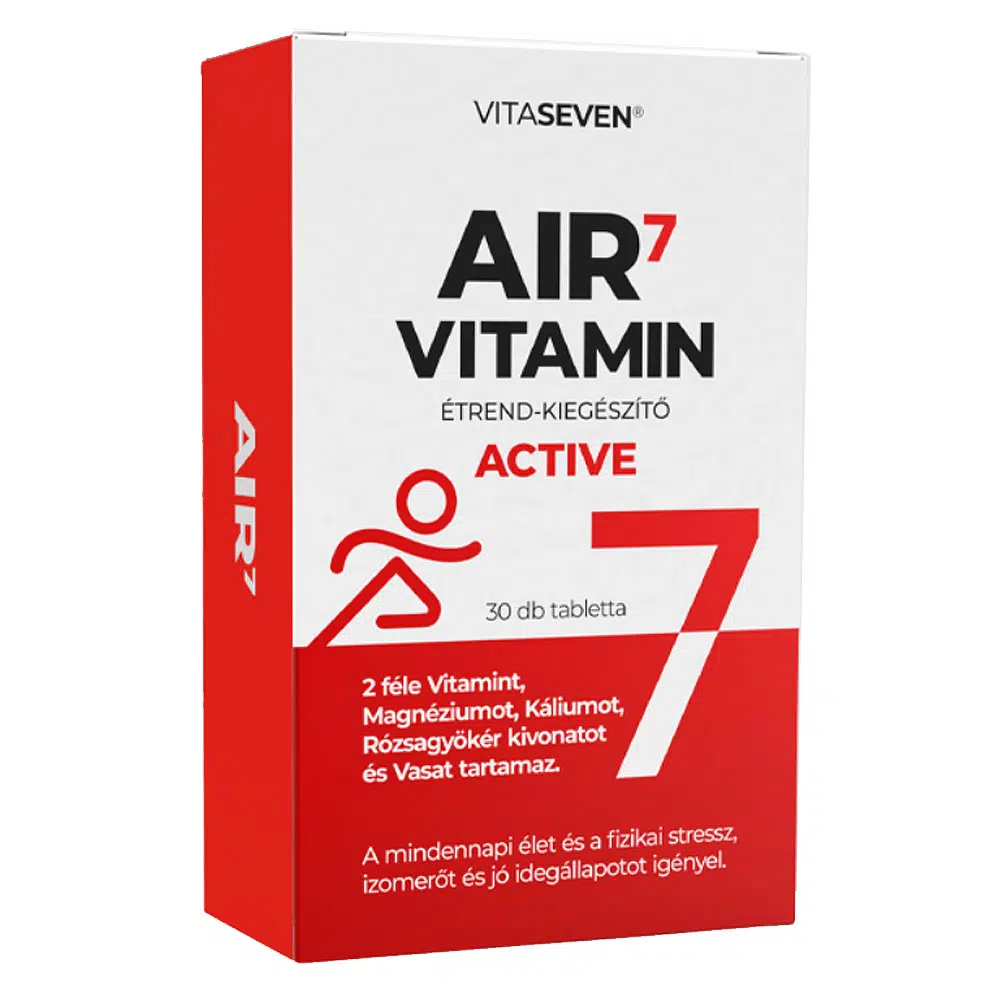 Vitaseven Air7 vitamin ACTIVE tabletta - 30db Vitaseven Air7 vitamin ACTIVE tabletta - 30db