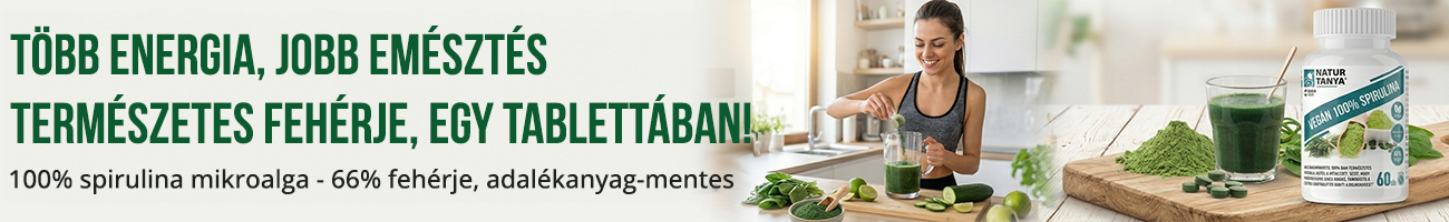 Natur Tanya Vegán 100% Spirulina tabletta