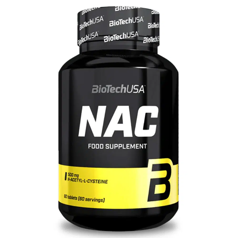 Biotech USA NAC (N-Acetil L-Cisztein) tabletta - 60db Biotech USA NAC (N-Acetil L-Cisztein) tabletta - 60db
