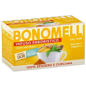 Bonomelli Gyömbér és Kurkuma gyógynövény tea - 16 filter