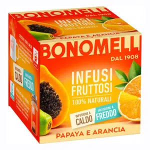 Bonomelli Papaya és narancs gyümölcstea - 12 tasak