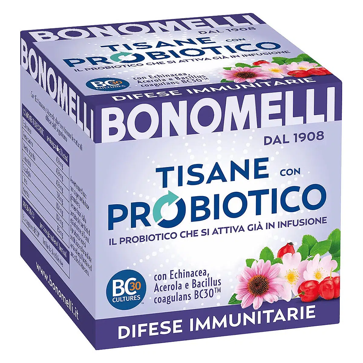 Bonomelli Immunerősítő tea probiotikummal - 10 filter Bonomelli Immunerősítő tea probiotikummal - 10 filter