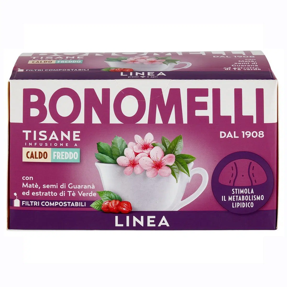 Bonomelli Karcsúsító étrend-kiegészítő gyógynövénytea - 16 filter Bonomelli Karcsúsító étrend-kiegészítő gyógynövénytea - 16 filter
