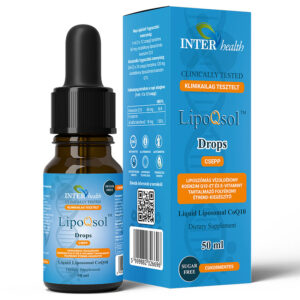 Interhealth Lipo Q Sol Liposzómás vízoldékony Q10 csepp - 50ml