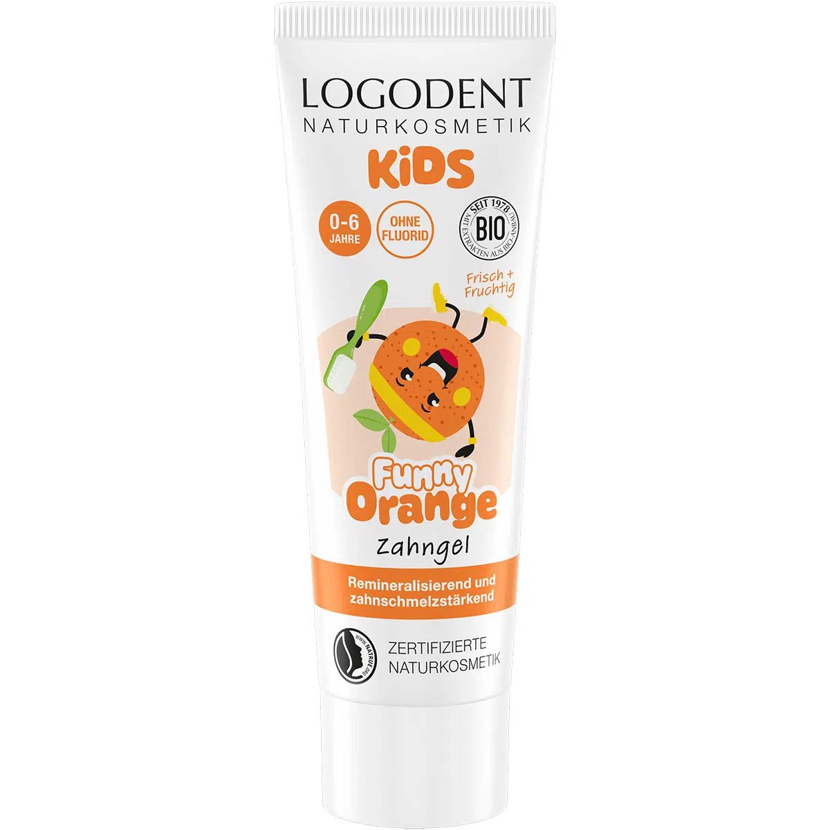 Logodent Funny Orange gyermekfogkrém - 75ml Logodent Funny Orange gyermekfogkrém - 75ml