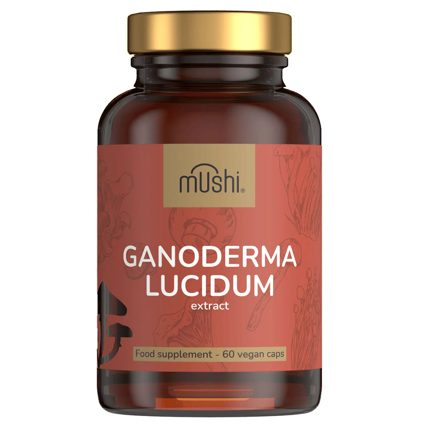 Mushi Pecsétviaszgomba (Ganoderma) kivonat kapszula 60db Mushi Pecsétviaszgomba (Ganoderma) kivonat kapszula 60db
