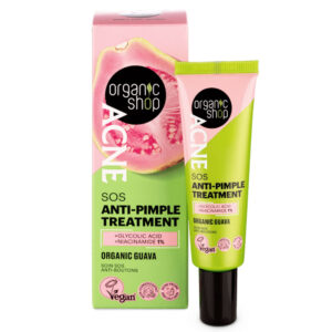 Organic Shop ACNE SOS Pattanás elleni gél bio guavával - 30ml