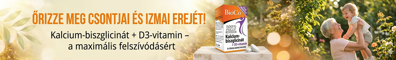 BioCo Kalcium-biszglicinát+D3-vitamin filmtabletta