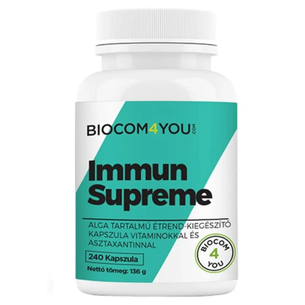 Biocom4You IMMUN SUPREME 240 Caps (alga komplex készítmény) 240 kapszula Biocom4You IMMUN SUPREME 240 Caps (alga komplex készítmény) 240 kapszula