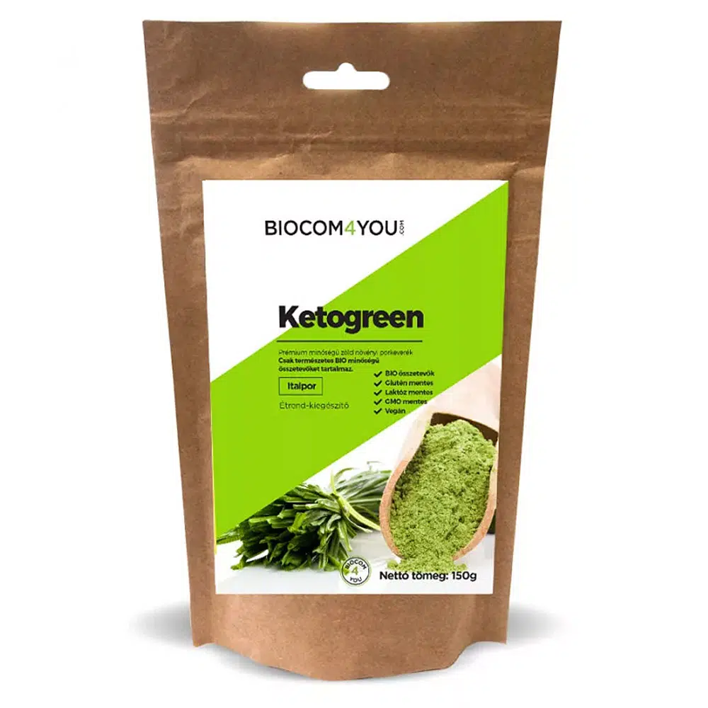 Biocom4You KetoGreen növényi por utántöltő 150g Biocom4You KetoGreen növényi por utántöltő 150g