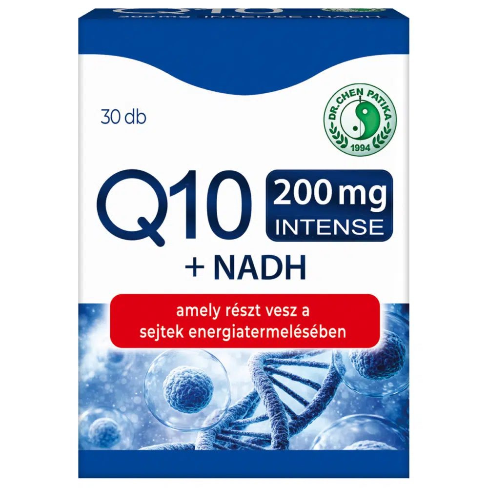 Dr. Chen Q10 200mg Intense + NADH kapszula - 30db Dr. Chen Q10 200mg Intense + NADH kapszula - 30db