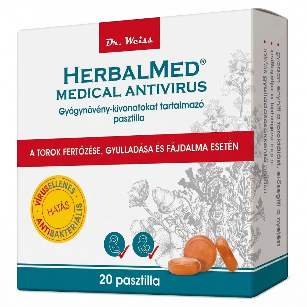HerbalMED Medical Pasztilla 20db HerbalMED Medical Pasztilla 20db