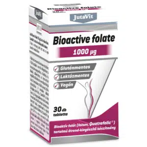 JutaVit Bioaktív Folát 1000mg tabletta - 30db