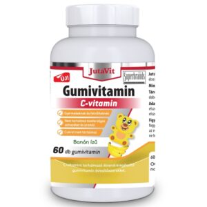 JutaVit C-vitamin Gumivitamin Cukormentes banán ízű 60db