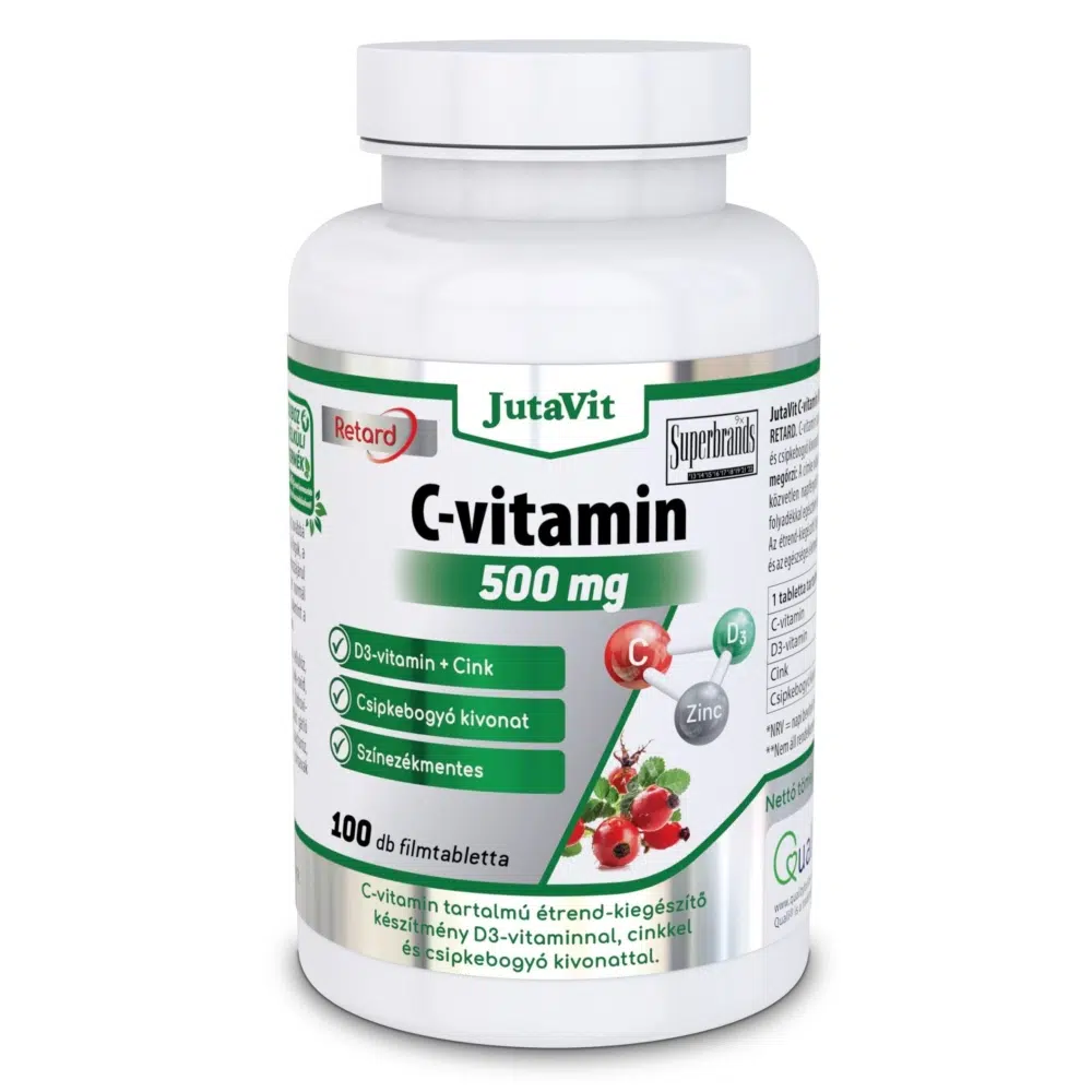 Jutavit c-vitamin+d3 500 mg tabletta 100 db Jutavit c-vitamin+d3 500 mg tabletta 100 db