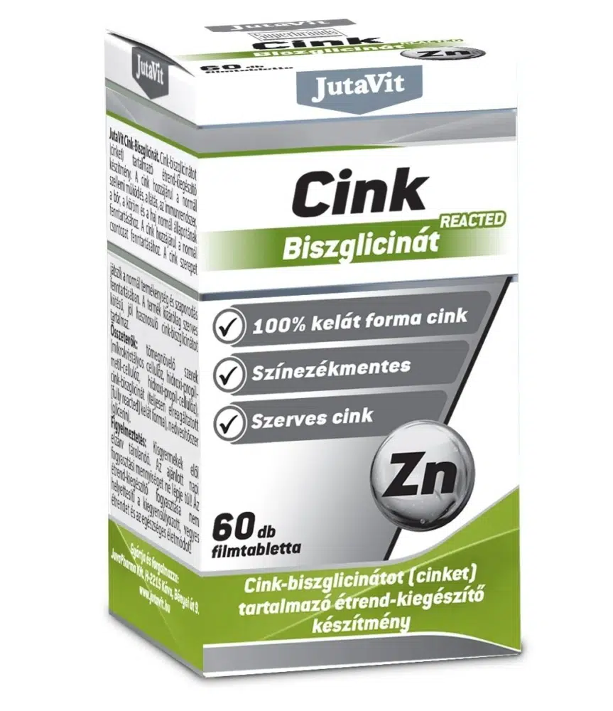 Jutavit Cink biszglicinát 60db Jutavit Cink biszglicinát 60db