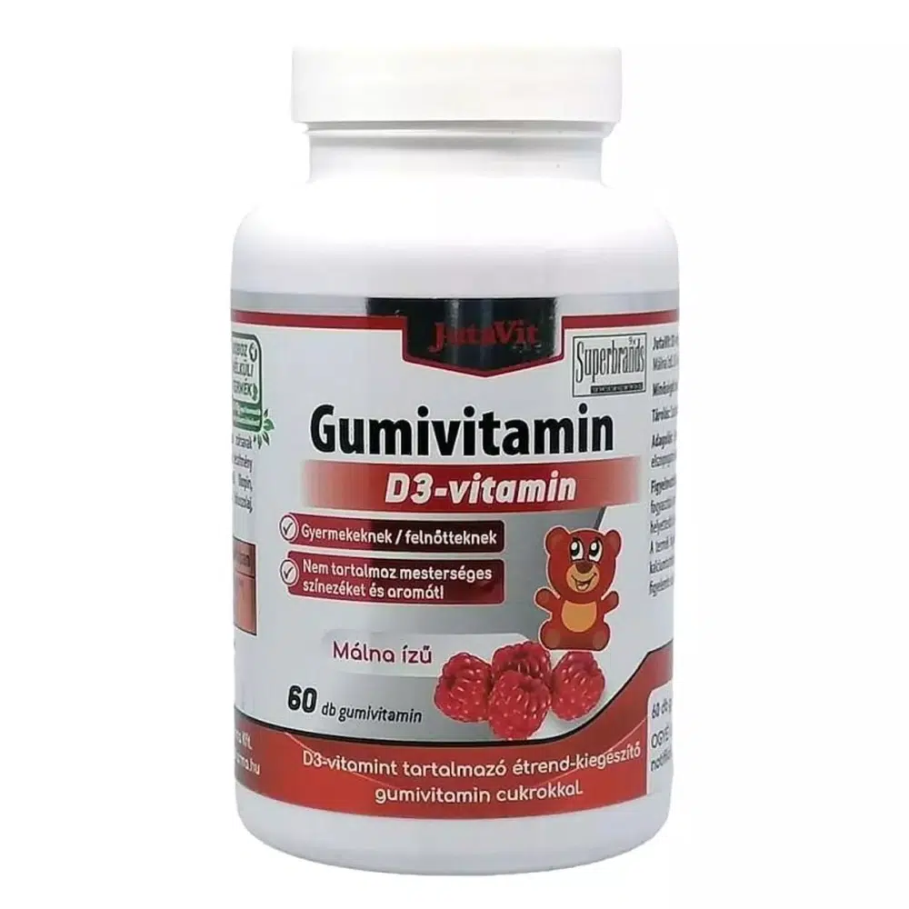 Jutavit D3-vitamin gumivitamin 60db Jutavit D3-vitamin gumivitamin 60db