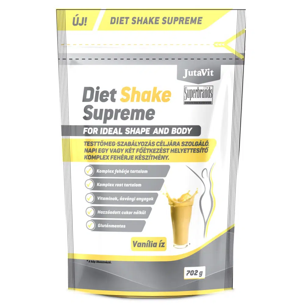 JutaVit Diet Shake Supreme Vanília íz 702g JutaVit Diet Shake Supreme Vanília íz 702g