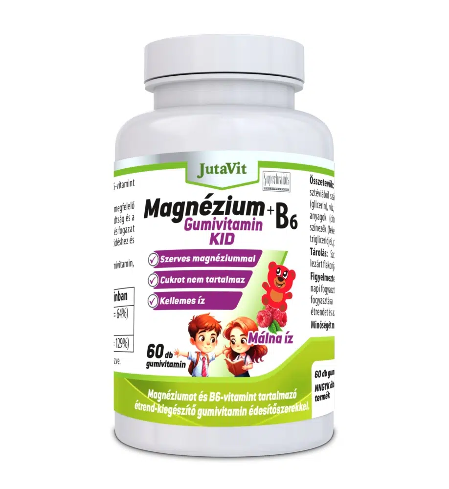 JutaVit Magnézium+B6 KID gumivitamin- 60db JutaVit Magnézium+B6 KID gumivitamin- 60db