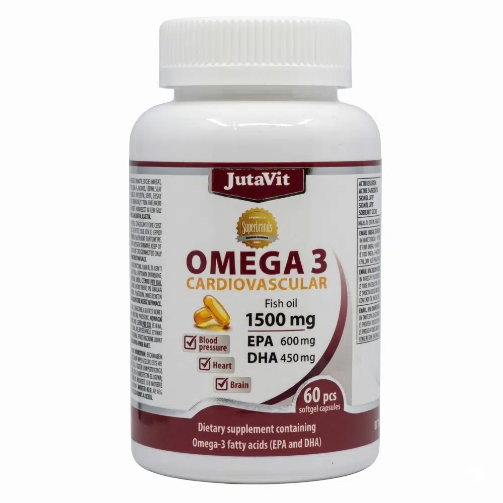 Jutavit Omega-3 Cardiovascular 1500mg 60db Jutavit Omega-3 Cardiovascular 1500mg 60db