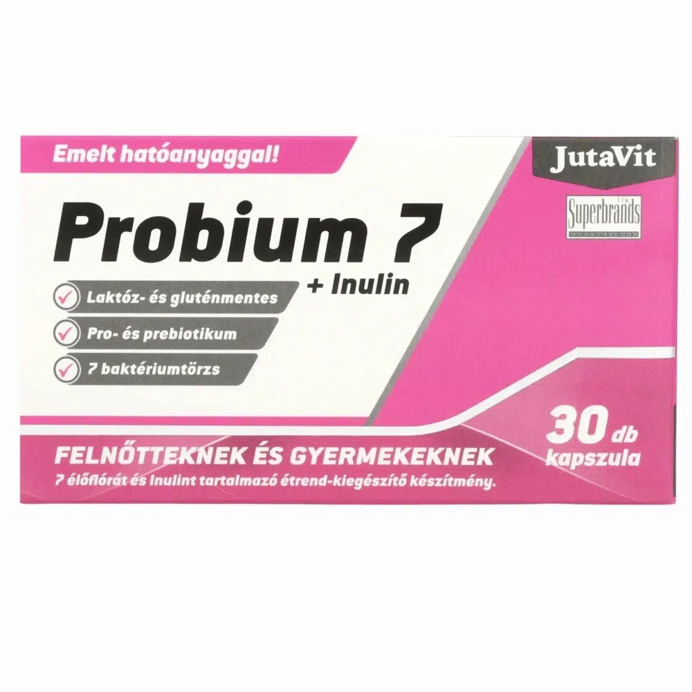 Jutavit Probium 7 + Inulin kapszula 30db Jutavit Probium 7 + Inulin kapszula 30db