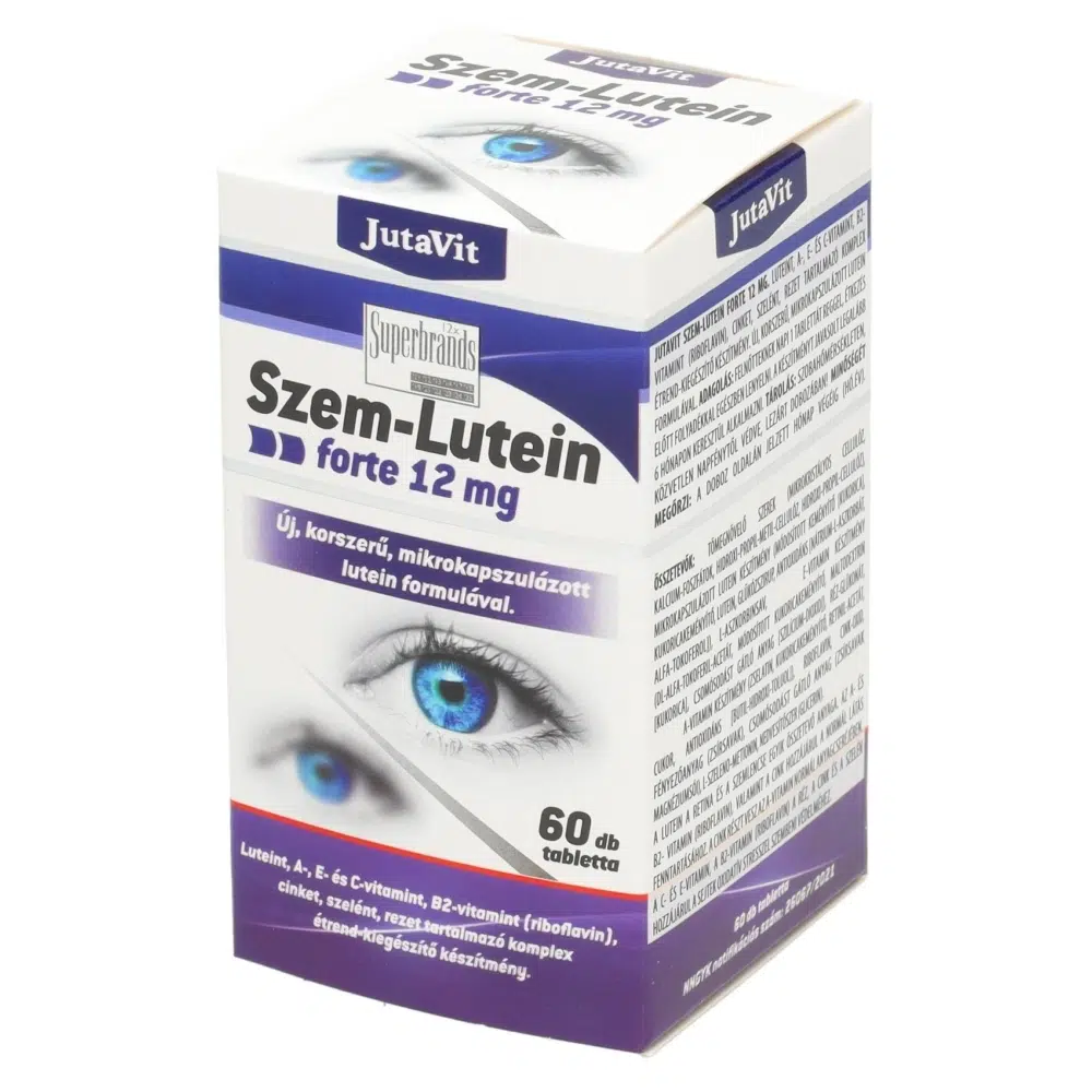 Jutavit szem-lutein forte 12mg 60db kapszula Jutavit szem-lutein forte 12mg 60db kapszula