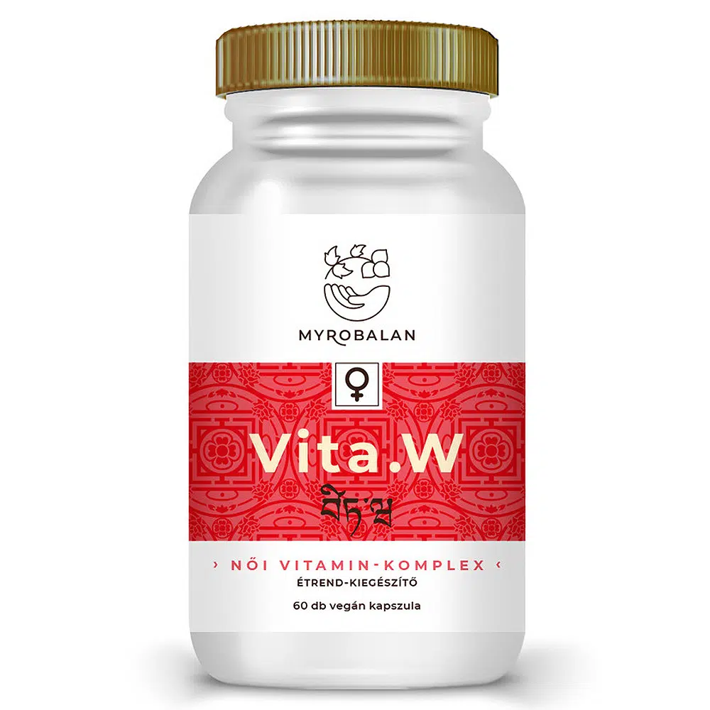 Myrobalan Vita.W - Női vitamin komplex kapszula - 60db Myrobalan Vita.W - Női vitamin komplex kapszula - 60db