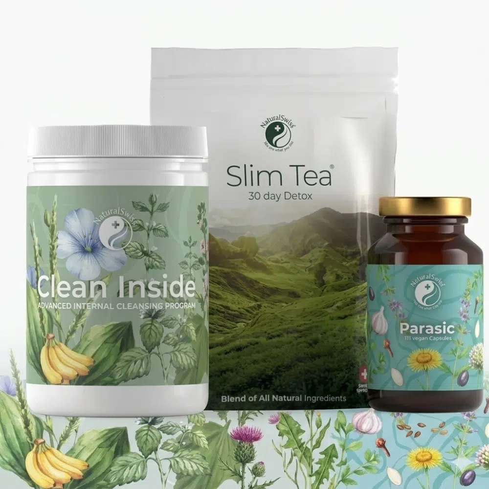 Natural Swiss Clean Inside program banán (Clean Inside Rost+Parasic kapsz.+Slim Tea) Natural Swiss Clean Inside program banán (Clean Inside Rost+Parasic kapsz.+Slim Tea)