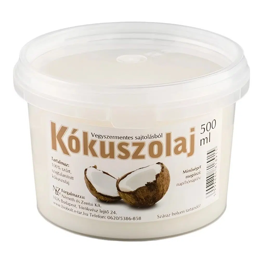 N&Z Kókuszolaj 500 ml (vödrös) N&Z Kókuszolaj 500 ml (vödrös)