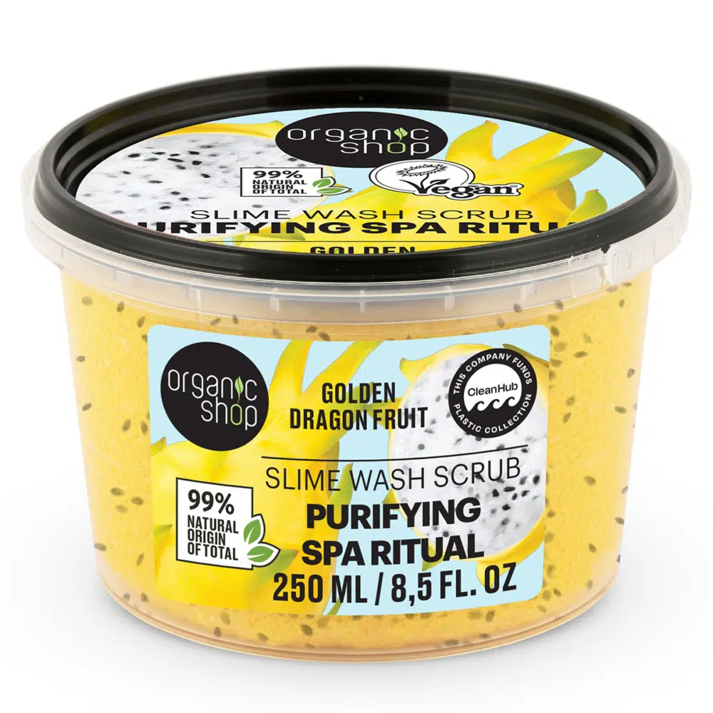 Organic Shop „Purifying Spa Ritual” Slime tusolóradír sárkánygyümölccsel - 250ml Organic Shop „Purifying Spa Ritual” Slime tusolóradír sárkánygyümölccsel - 250ml