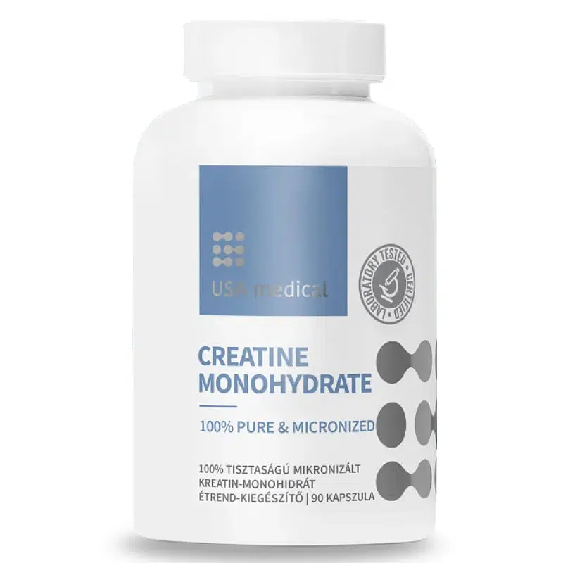 USA Medical Creatine Monohydrate kapszula - 90db USA Medical Creatine Monohydrate kapszula - 90db