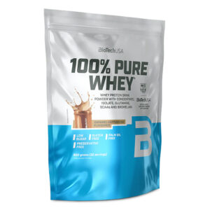 BioTech USA 100% Pure Whey karamell-cappuccino - 900g