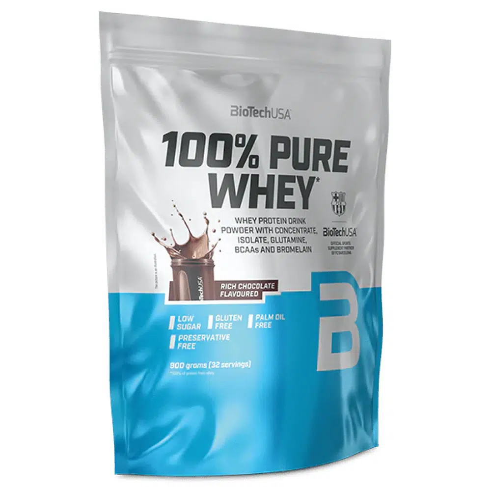 BioTech USA 100% Pure Whey rich chocolate - 900g BioTech USA 100% Pure Whey rich chocolate - 900g