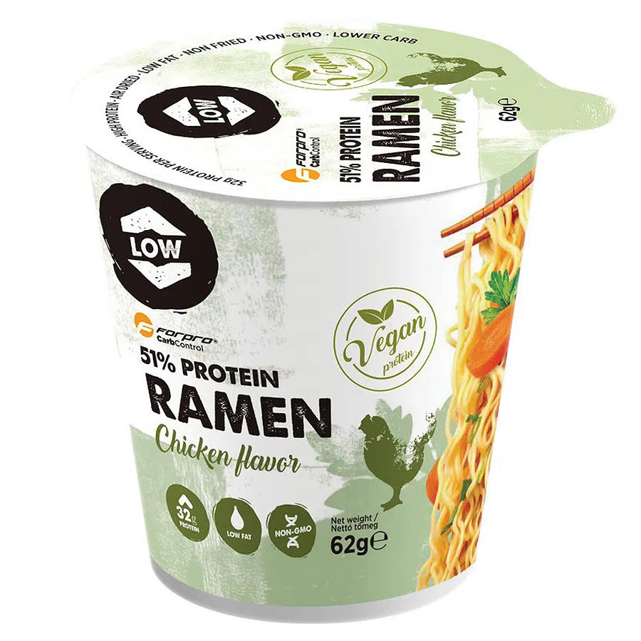 Forpro 51% Protein RAMEN Instant leves csirke ízben - 62g Forpro 51% Protein RAMEN Instant leves csirke ízben - 62g