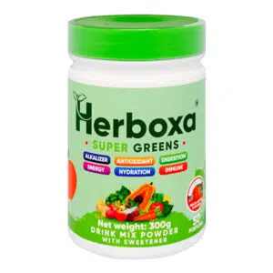 Herboxa Super Greens őszibarackos jeges tea ízben - 300g