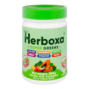 Herboxa Super Greens eper-kiwi ízben - 300g