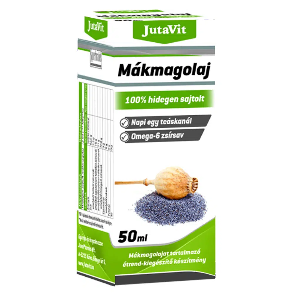 JutaVit Mákmagolaj - 50ml JutaVit Mákmagolaj - 50ml