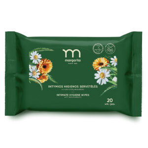 Margarita Intim törlőkendő gyógynövénykivonatokkal - 20db