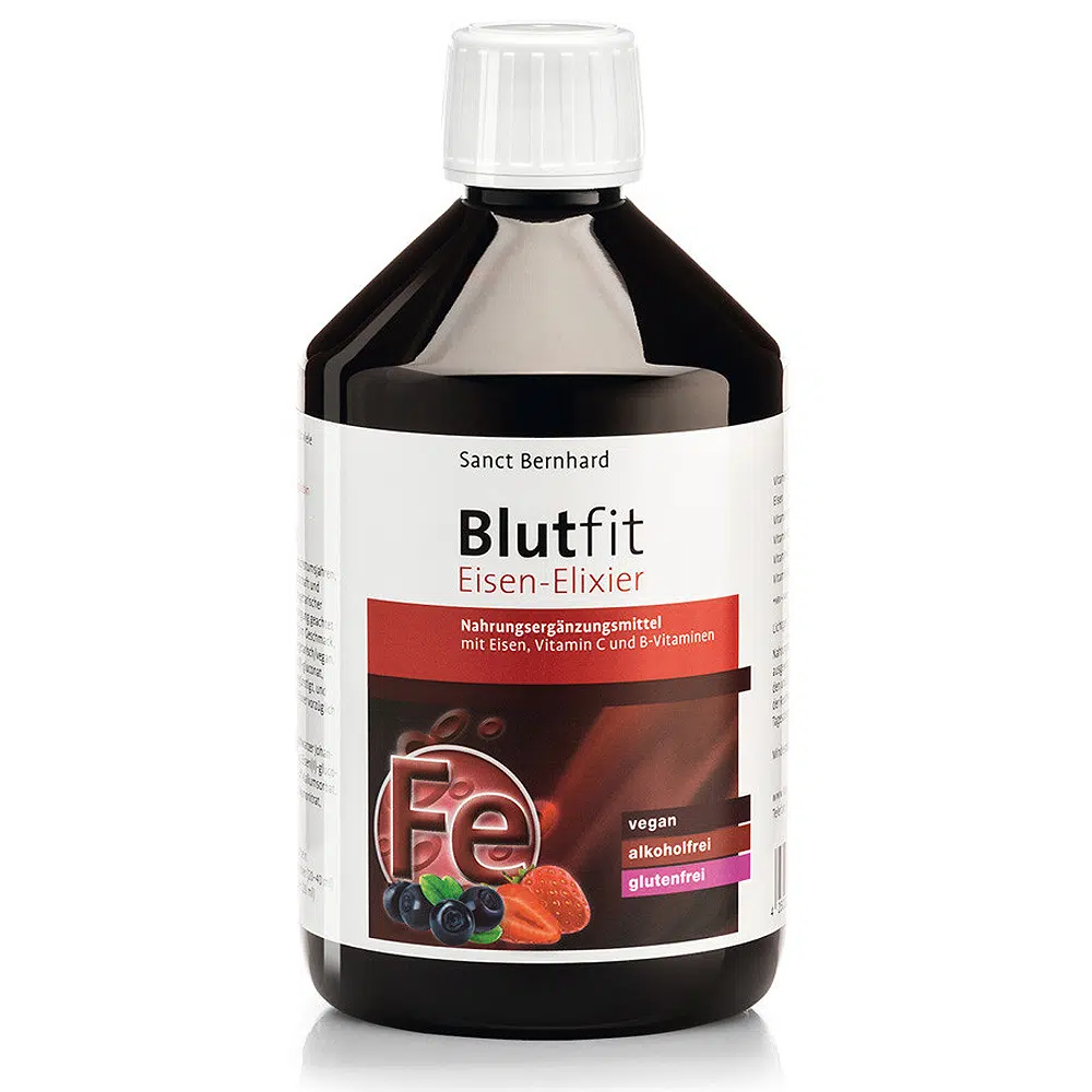 Sanct Bernhard Blutfit Vas komplex elixír C- és B-vitaminokkal - 500ml Sanct Bernhard Blutfit Vas komplex elixír C- és B-vitaminokkal - 500ml